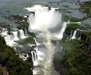 Iguazu Falls, Argentina and Brazil puzzle