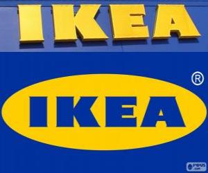 Ikea logo puzzle