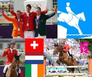 Individual jumping equestrian LDN 2012 puzzle