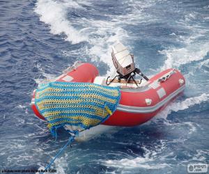 Inflatable boat puzzle