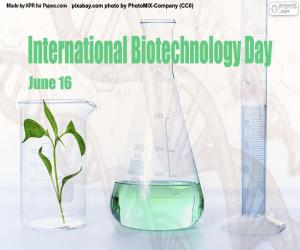 International Biotechnology Day puzzle