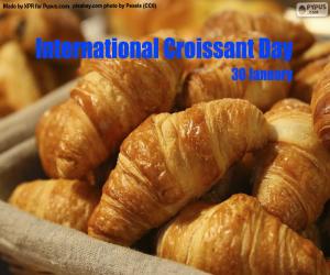 International Croissant Day puzzle