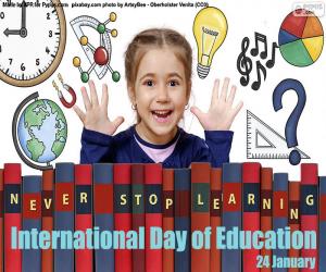 International Day of Education puzzle
