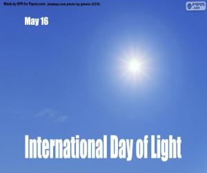 International Day of Light puzzle