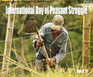 International Day of Peasant Struggle puzzle