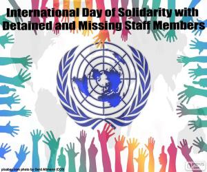 International Day of Solidarity with Detained and Missing Staff Members puzzle