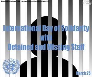 International Day of Solidarity with Detained and Missing Staff puzzle