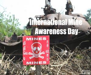 International Mine Awareness Day puzzle