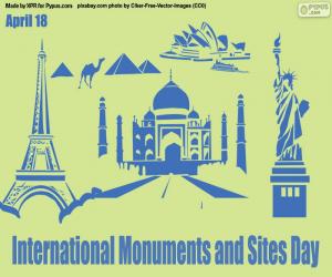 International Monuments and Sites Day puzzle