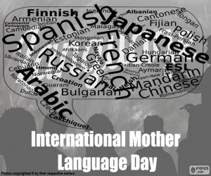 International Mother Language Day puzzle