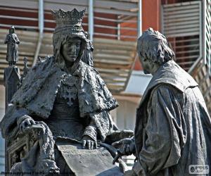 Isabel la Católica and Columbus puzzle