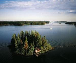 Island in the Baltic Sea, Finland puzzle