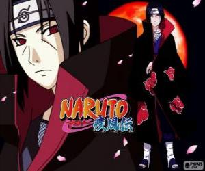 Itachi Uchiha, the older brother of Sasuke in the manga Naruto puzzle