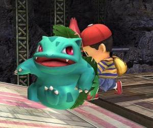 Ivysaur - Pokémon type Grass Poison puzzle