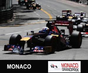 Jean-Eric Vergne - Toro Rosso - Monte-Carlo 2013 puzzle