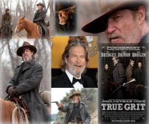 Jeff Bridges nominated for 2011 Oscars for Best Actor for True Grit puzzle