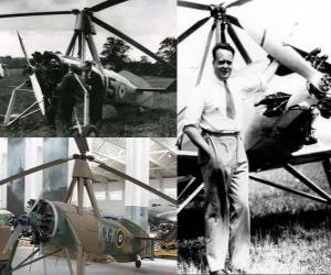 Juan de la Cierva y Codorniu (1895 - 1936) invented the autogyro, forerunner of today's helicopter unit. puzzle