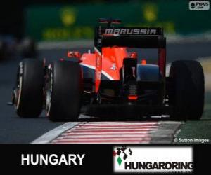 Jules Bianchi - Marussia - Hungaroring, 2013 puzzle