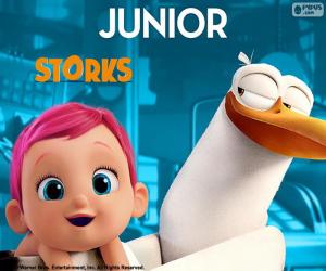 Junior, the protagonist Stork puzzle