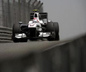 Kamui Kobayashi - BMW Sauber - Shanghai 2010 puzzle