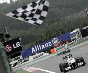 Kamui Kobayashi - Sauber - Spa-Francorchamps 2010 puzzle