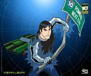 Kevin Levin, one of the protagonists of Ben 10 Alien Force puzzle