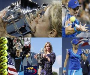 Kim Clijsters 2010 US Open Champion puzzle