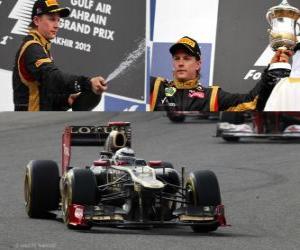 Kimi Raikkonen - Lotus - Grand Prix of Bahrain (2012) (2nd position) puzzle