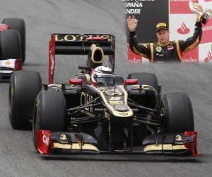 Kimi Raikkonen - Lotus - Grand Prix of Spain (2012) (3rd position) puzzle