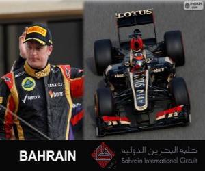 Kimi Räikkönen - Lotus - 2013 Bahrain Grand Prix, 2º classified puzzle