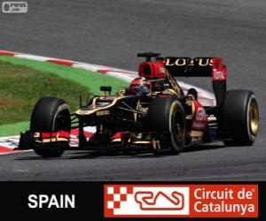 Kimi Räikkönen - Lotus - 2013 Spanish Grand Prix, 2º classified puzzle