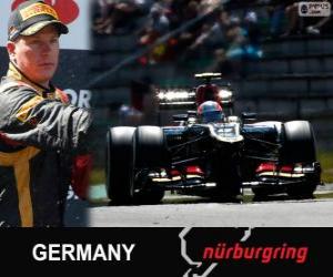 Kimi Räikkönen - Lotus - 2013 German Grand Prix, 2º classified puzzle