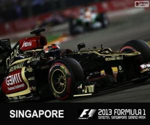 Kimi Räikkönen - Lotus - 2013 Singapore Grand Prix, 3rd classified puzzle