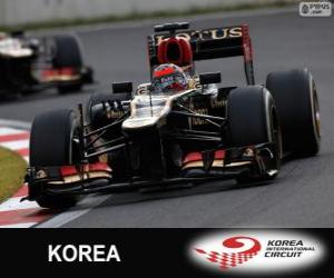 Kimi Räikkönen - Lotus - 2013 Korean Grand Prix, 2º classified puzzle