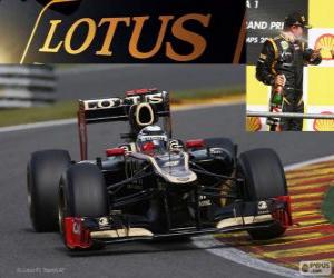 Kimi Räikkönen - Lotus - Grand Prix of Belgium 2012, 3 ° classified puzzle