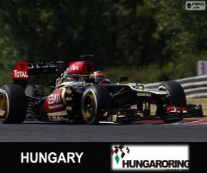 Kimi Räikkönen - Lotus - Hungarian Grand Prix 2013, 2º classified puzzle