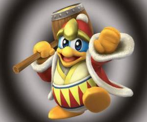 King Dedede, Kirby's great enemy puzzle & printable jigsaw