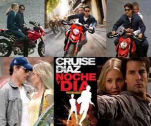 Knight and Day, where Roy Miller (Tom Cruise) is a secret agent with a blind date with June Havens (Cameron Diaz), an unhappy love. puzzle