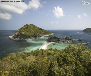 Koh Nang Yuan, Thailand puzzle