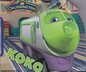 Koko, electric locomotive from Chuggington puzzle