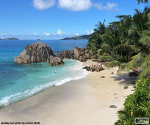 La Digue, Seychelles puzzle