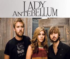 Lady Antebellum is a trio of country pop, United States puzzle