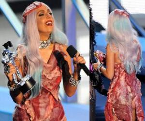 Lady Gaga at the MTV Video Music Awards 2010 puzzle