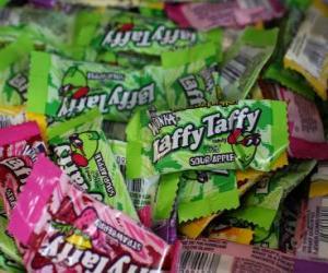 Laffy Taffy candies puzzle