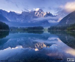 Lake of the Alps puzzle