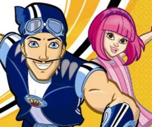 LazyTown, Sportacus and Stephanie puzzle