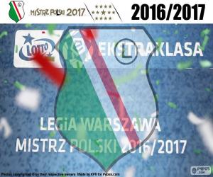 Legia, champion 2016-2017 puzzle