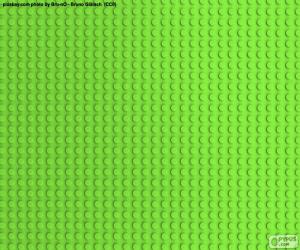 Lego Green Baseplate puzzle