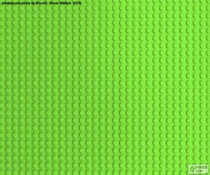 Lego Green Baseplate puzzle