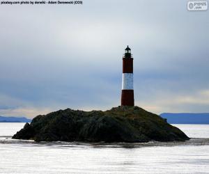 Les Eclaireurs Lighthouse, Argentina puzzle